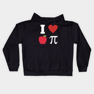 I love apple pi Kids Hoodie